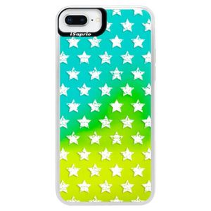 Neónové puzdro Blue iSaprio - Stars Pattern - white - iPhone 8 Plus vyobraziť