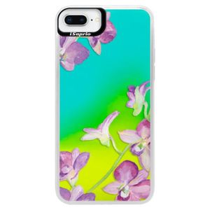 Neónové puzdro Blue iSaprio - Purple Orchid - iPhone 8 Plus vyobraziť