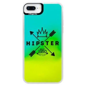 Neónové puzdro Blue iSaprio - Hipster Style 02 - iPhone 8 Plus vyobraziť