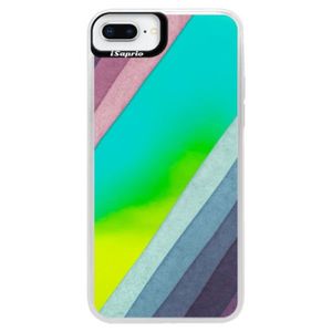 Neónové puzdro Blue iSaprio - Glitter Stripes 01 - iPhone 8 Plus vyobraziť