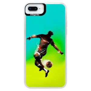 Neónové puzdro Blue iSaprio - Fotball 01 - iPhone 8 Plus vyobraziť