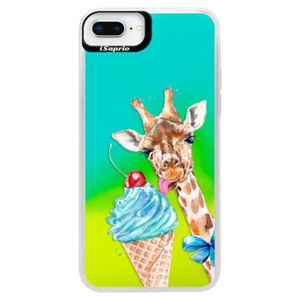 Neónové puzdro Blue iSaprio - Love Ice-Cream - iPhone 8 Plus vyobraziť