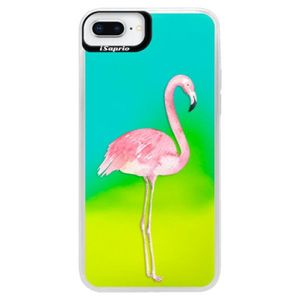 Neónové puzdro Blue iSaprio - Flamingo 01 - iPhone 8 Plus vyobraziť