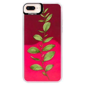 Neónové púzdro Pink iSaprio - Green Plant 01 - iPhone 8 Plus vyobraziť