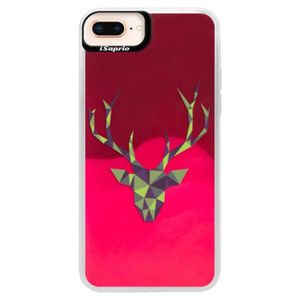 Neónové púzdro Pink iSaprio - Deer Green - iPhone 8 Plus vyobraziť