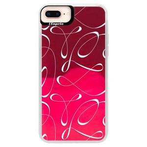 Neónové púzdro Pink iSaprio - Fancy - white - iPhone 8 Plus vyobraziť