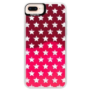 Neónové púzdro Pink iSaprio - Stars Pattern - white - iPhone 8 Plus vyobraziť