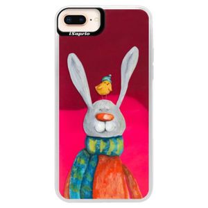Neónové púzdro Pink iSaprio - Rabbit And Bird - iPhone 8 Plus vyobraziť