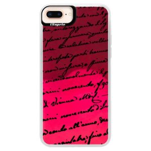 Neónové púzdro Pink iSaprio - Handwriting 01 - black - iPhone 8 Plus vyobraziť
