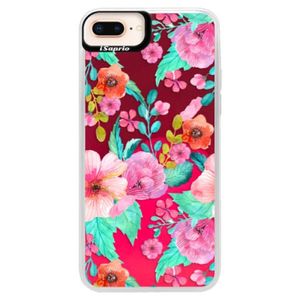 Neónové púzdro Pink iSaprio - Flower Pattern 01 - iPhone 8 Plus vyobraziť