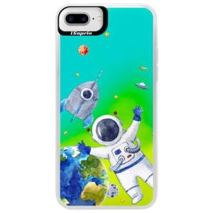 Neónové puzdro Blue iSaprio - Space 05 - iPhone 7 Plus vyobraziť