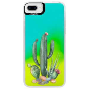Neónové puzdro Blue iSaprio - Cacti 02 - iPhone 7 Plus vyobraziť
