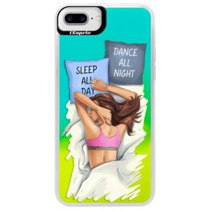 Neónové puzdro Blue iSaprio - Dance and Sleep - iPhone 7 Plus vyobraziť