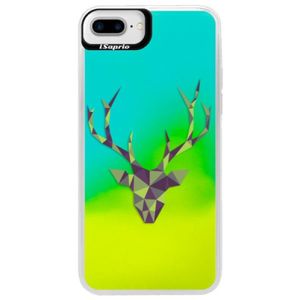 Neónové puzdro Blue iSaprio - Deer Green - iPhone 7 Plus vyobraziť