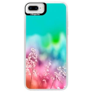 Neónové puzdro Blue iSaprio - Rainbow Grass - iPhone 7 Plus vyobraziť