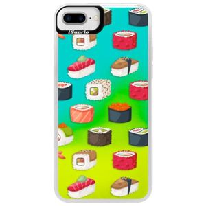 Neónové puzdro Blue iSaprio - Sushi Pattern - iPhone 7 Plus vyobraziť