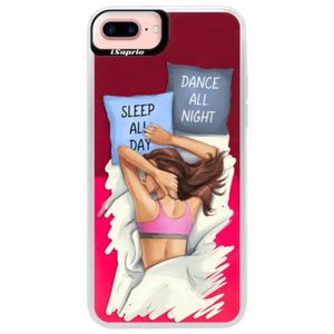 Neónové púzdro Pink iSaprio - Dance and Sleep - iPhone 7 Plus vyobraziť