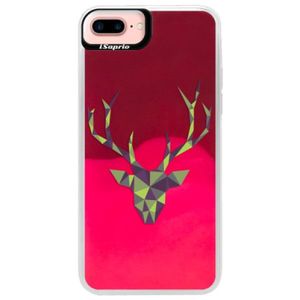 Neónové púzdro Pink iSaprio - Deer Green - iPhone 7 Plus vyobraziť