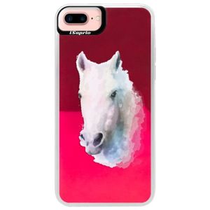 Neónové púzdro Pink iSaprio - Horse 01 - iPhone 7 Plus vyobraziť