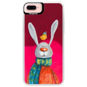 Neónové púzdro Pink iSaprio - Rabbit And Bird - iPhone 7 Plus vyobraziť