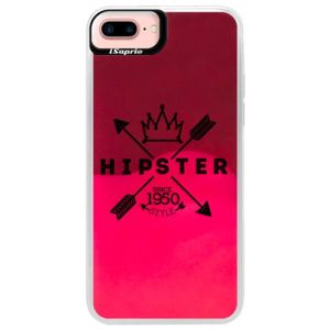 Neónové púzdro Pink iSaprio - Hipster Style 02 - iPhone 7 Plus vyobraziť