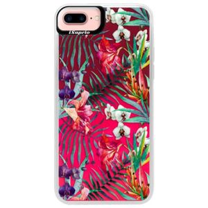 Neónové púzdro Pink iSaprio - Flower Pattern 03 - iPhone 7 Plus vyobraziť