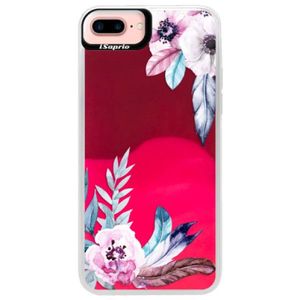 Neónové púzdro Pink iSaprio - Flower Pattern 04 - iPhone 7 Plus vyobraziť