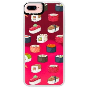 Neónové púzdro Pink iSaprio - Sushi Pattern - iPhone 7 Plus vyobraziť