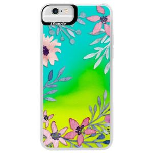 Neónové puzdro Blue iSaprio - Leaves and Flowers - iPhone 6 Plus/6S Plus vyobraziť
