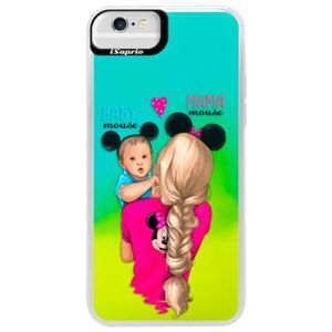Neónové puzdro Blue iSaprio - Mama Mouse Blonde and Boy - iPhone 6 Plus/6S Plus vyobraziť