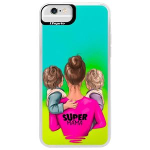 Neónové puzdro Blue iSaprio - Super Mama - Two Boys - iPhone 6 Plus/6S Plus vyobraziť