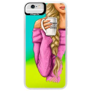 Neónové puzdro Blue iSaprio - My Coffe and Blond Girl - iPhone 6 Plus/6S Plus vyobraziť