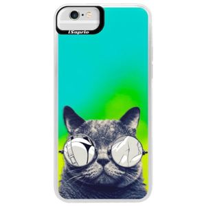 Neónové puzdro Blue iSaprio - Crazy Cat 01 - iPhone 6 Plus/6S Plus vyobraziť