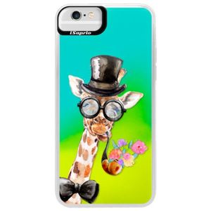 Neónové puzdro Blue iSaprio - Sir Giraffe - iPhone 6 Plus/6S Plus vyobraziť