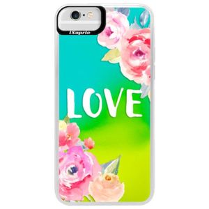 Neónové puzdro Blue iSaprio - Love - iPhone 6 Plus/6S Plus vyobraziť