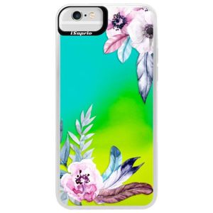 Neónové puzdro Blue iSaprio - Flower Pattern 04 - iPhone 6 Plus/6S Plus vyobraziť
