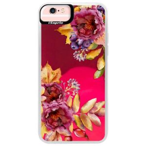 Neónové púzdro Pink iSaprio - Fall Flowers - iPhone 6 Plus/6S Plus vyobraziť