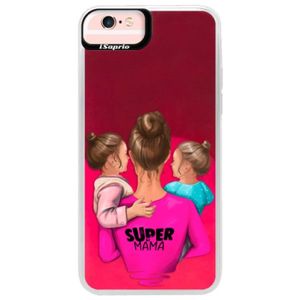 Neónové púzdro Pink iSaprio - Super Mama - Two Girls - iPhone 6 Plus/6S Plus vyobraziť