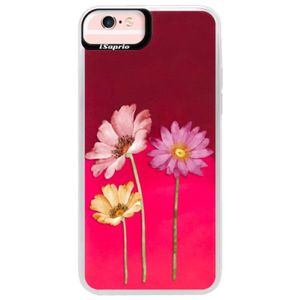 Neónové púzdro Pink iSaprio - Three Flowers - iPhone 6 Plus/6S Plus vyobraziť