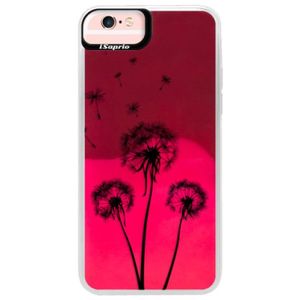 Neónové púzdro Pink iSaprio - Three Dandelions - black - iPhone 6 Plus/6S Plus vyobraziť