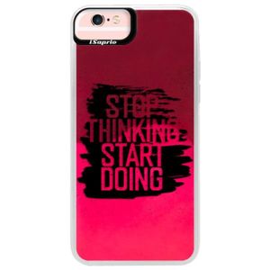Neónové púzdro Pink iSaprio - Start Doing - black - iPhone 6 Plus/6S Plus vyobraziť