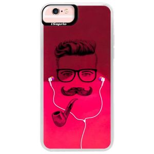 Neónové púzdro Pink iSaprio - Man With Headphones 01 - iPhone 6 Plus/6S Plus vyobraziť
