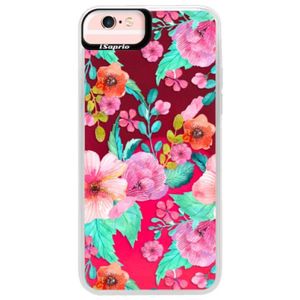 Neónové púzdro Pink iSaprio - Flower Pattern 01 - iPhone 6 Plus/6S Plus vyobraziť