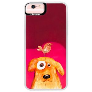 Neónové púzdro Pink iSaprio - Dog And Bird - iPhone 6 Plus/6S Plus vyobraziť