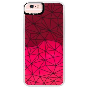 Neónové púzdro Pink iSaprio - Abstract Triangles 03 - black - iPhone 6 Plus/6S Plus vyobraziť