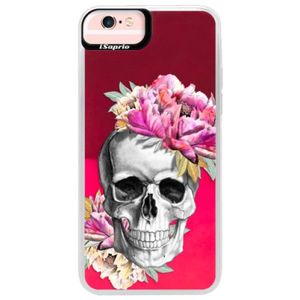 Neónové púzdro Pink iSaprio - Pretty Skull - iPhone 6 Plus/6S Plus vyobraziť