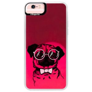 Neónové púzdro Pink iSaprio - The Pug - iPhone 6 Plus/6S Plus vyobraziť