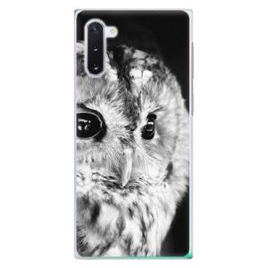 Plastové puzdro iSaprio - BW Owl - Samsung Galaxy Note 10 vyobraziť