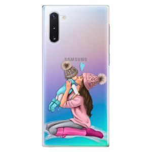 Plastové puzdro iSaprio - Kissing Mom - Brunette and Boy - Samsung Galaxy Note 10 vyobraziť