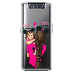 Plastové puzdro iSaprio - Mama Mouse Brunette and Girl - Samsung Galaxy A80 vyobraziť